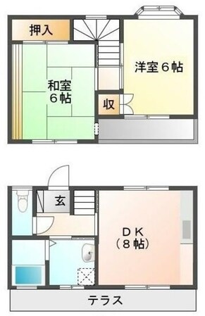 テラス旭の物件間取画像